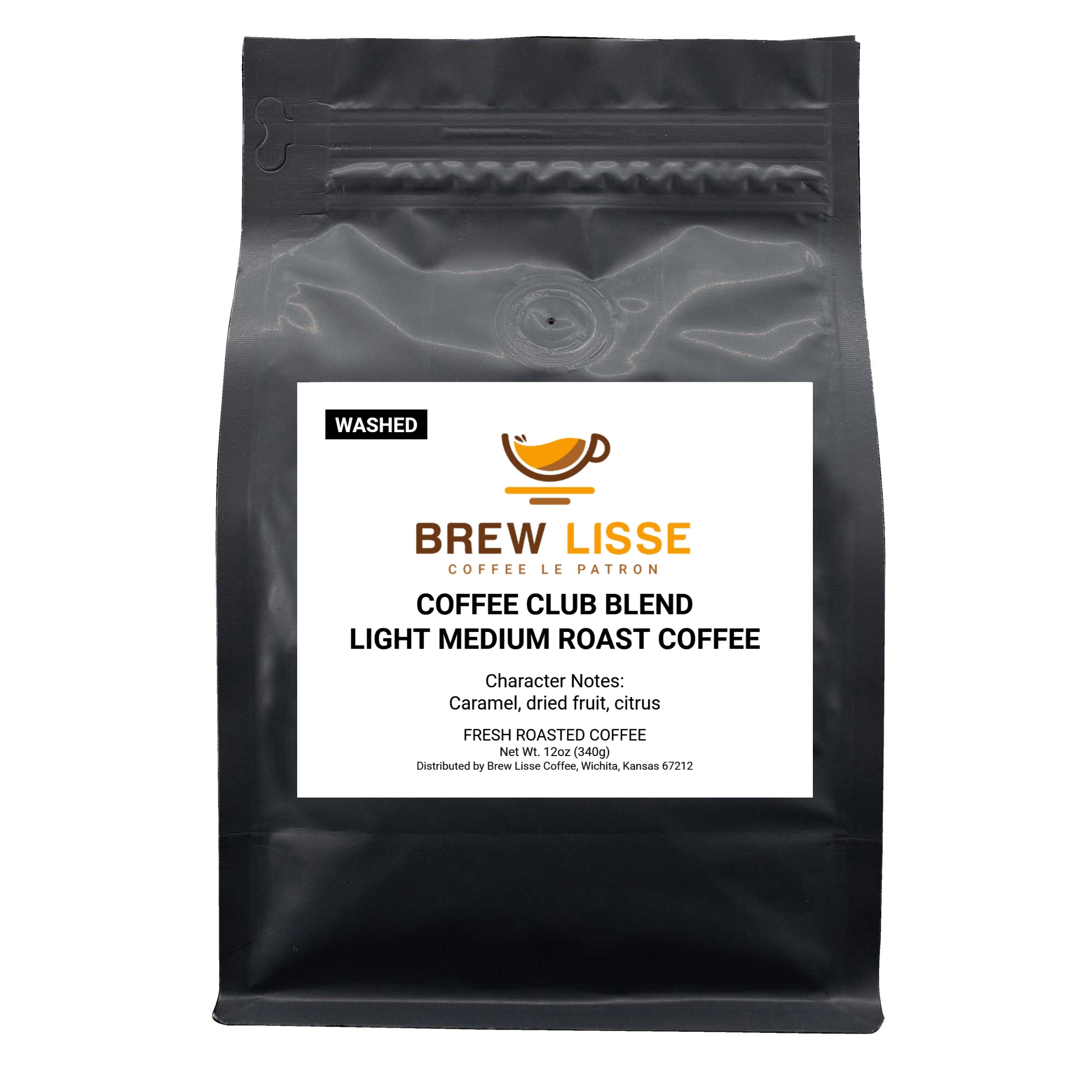 COFFEE CLUB BLEND/ LIGHT MEDIUM  ROAST COFFEE